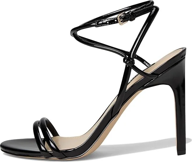 Nine West Malaya Women's Dress Sandals Black Patent : 7.5 M, Faux Leather - Image 6