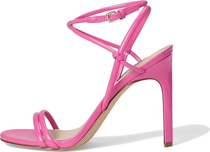 Nine West Malaya Women's Dress Sandals Neon Pink Patent : 10 M, Faux Leather - Image 6