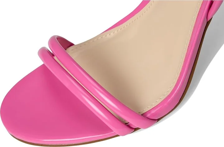 Nine West Malaya Women's Dress Sandals Neon Pink Patent : 10 M, Faux Leather - Image 7