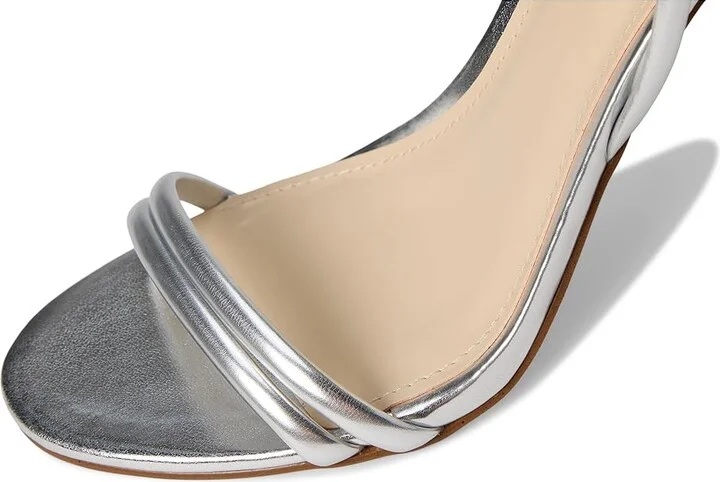 Nine West Malaya Women's Dress Sandals Silver : 6 M, Faux Leather - Image 7
