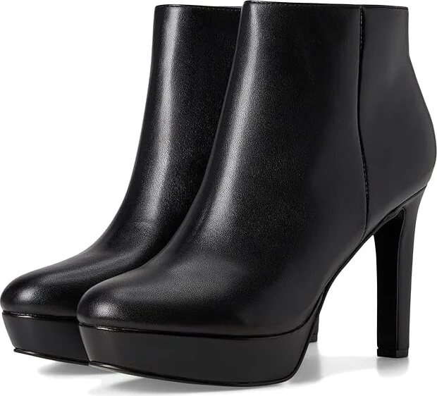 Nine West Maribu Women's Boots Black Leather : 6 M, Leather/Rubber