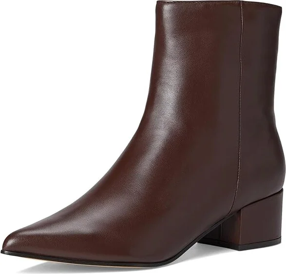 Nine West Maribu Women's Boots Dark Brown Leather : 8 M, Leather/Rubber - Image 5