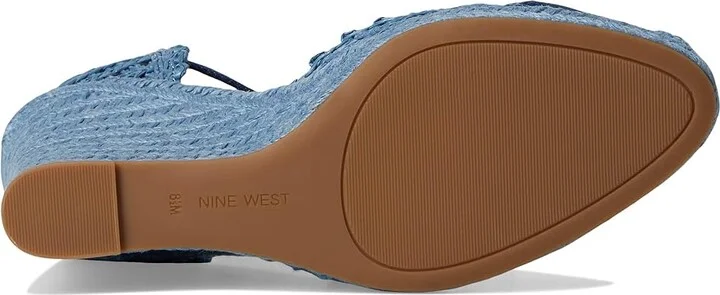 Nine West Mckinly Women's Shoes Blue Denim : 5.5 M, Synthetic - Image 3