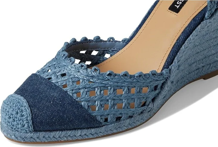 Nine West Mckinly Women's Shoes Blue Denim : 5.5 M, Synthetic - Image 7