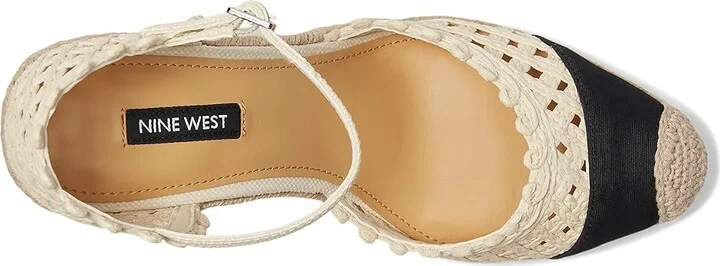 Nine West Mckinly Women's Shoes Cream/Black : 10 M, Synthetic - Image 2