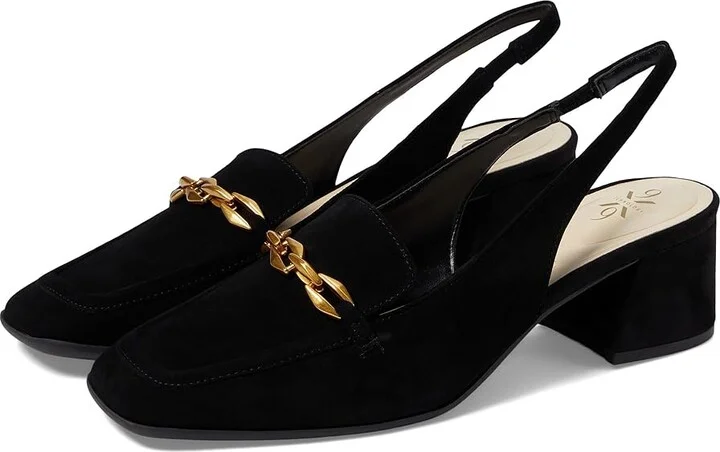 Nine West Mella 9X9 High Women's Heels Black Suede : 6 M, Leather/Suede