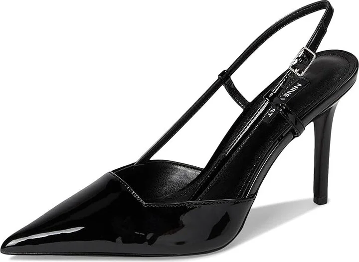 Nine West Mianda Women's Shoes Black Patent : 6.5 M, Synthetic - Image 5