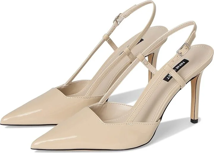 Nine West Mianda Women's Shoes Light Natural : 10 M, Synthetic