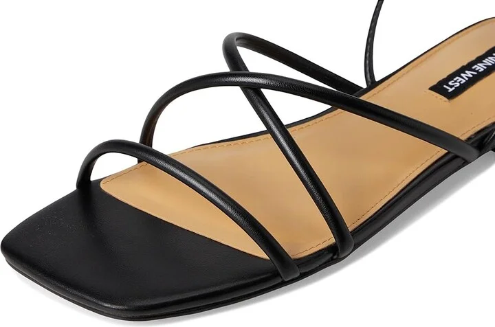 Nine West Mikila Women's Dress Sandals Black : 6 M, Faux Leather - Image 2