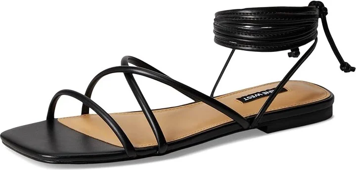 Nine West Mikila Women's Dress Sandals Black : 6 M, Faux Leather - Image 5