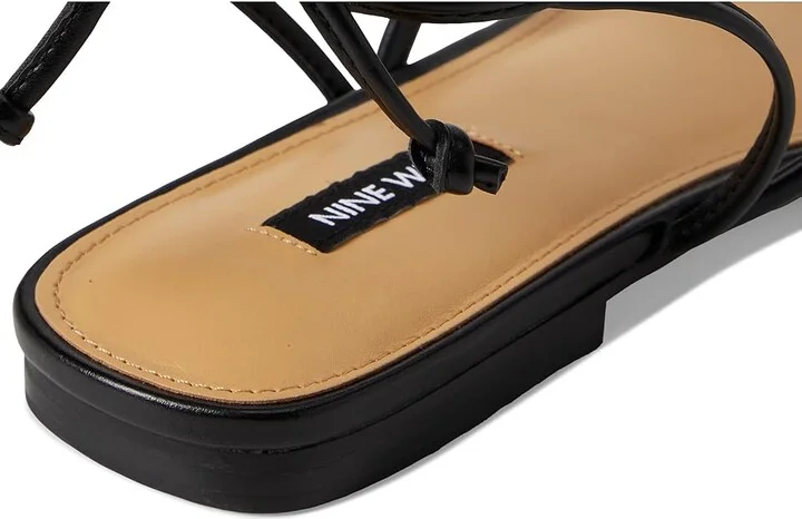 Nine West Mikila Women's Dress Sandals Black : 6 M, Faux Leather - Image 7