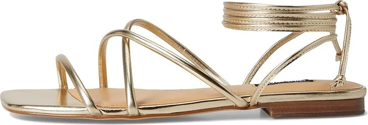 Nine West Mikila Women's Dress Sandals Gold : 5 M, Faux Leather - Image 6