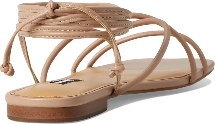Nine West Mikila Women's Dress Sandals Light Natural : 5 M, Faux Leather - Image 4