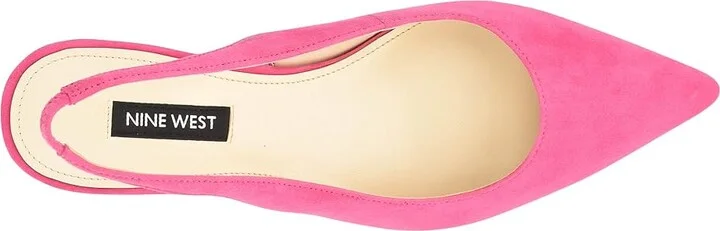 Nine West Nataly Women's Shoes Magenta Suede 1 : 5.5 M - Image 2