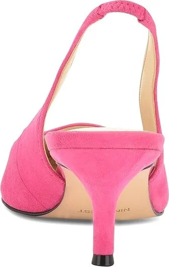 Nine West Nataly Women's Shoes Magenta Suede 1 : 5.5 M - Image 4