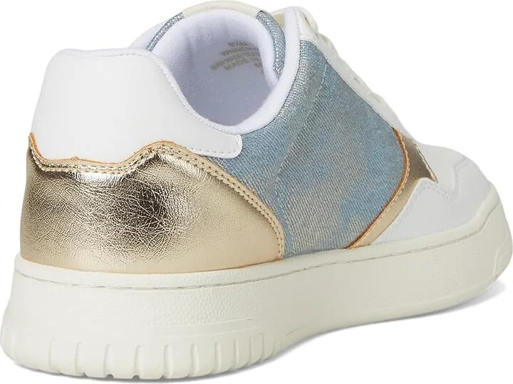 Nine West Nenya Women's Shoes White/Blue/Gold : 6.5 M, Leather - Image 4