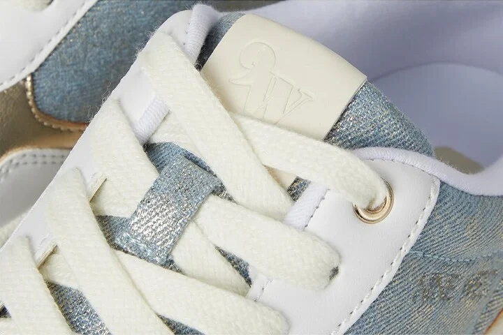 Nine West Nenya Women's Shoes White/Blue/Gold : 6.5 M, Leather - Image 7