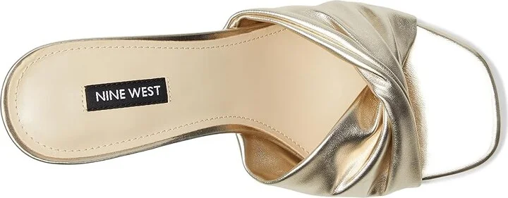 Nine West Nikhil Women's Wedge Shoes Gold : 9 M, Synthetic - Image 2