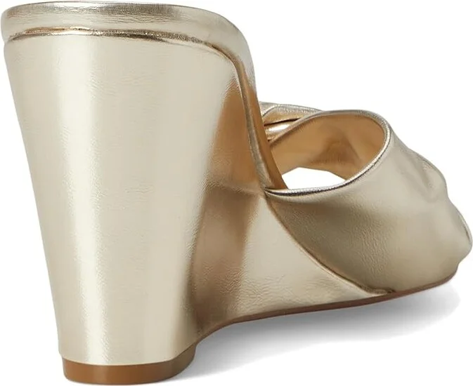 Nine West Nikhil Women's Wedge Shoes Gold : 9 M, Synthetic - Image 4