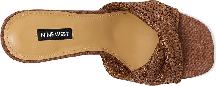 Nine West Nikhil Women's Wedge Shoes Medium Brown : 8.5 M, Synthetic - Image 2