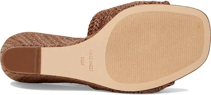 Nine West Nikhil Women's Wedge Shoes Medium Brown : 8.5 M, Synthetic - Image 3