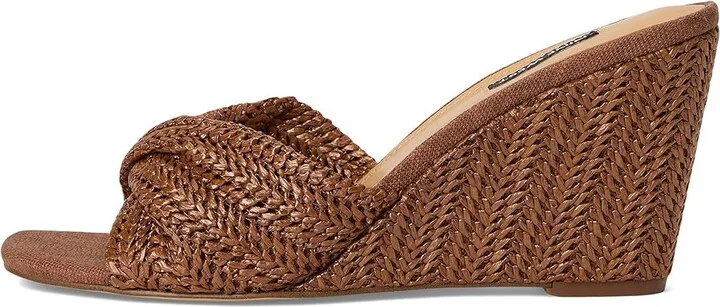 Nine West Nikhil Women's Wedge Shoes Medium Brown : 8.5 M, Synthetic - Image 6