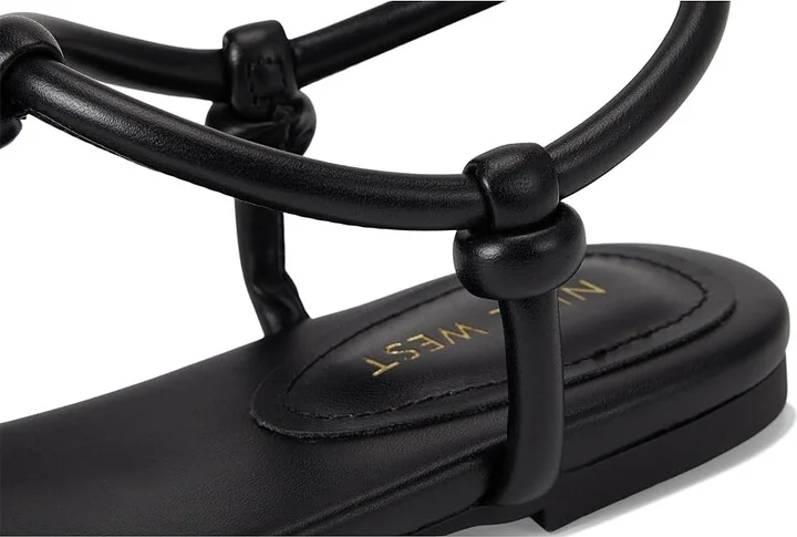 Nine West Nortny Women's Dress Sandals Black : 10.5 M, Faux Leather - Image 7