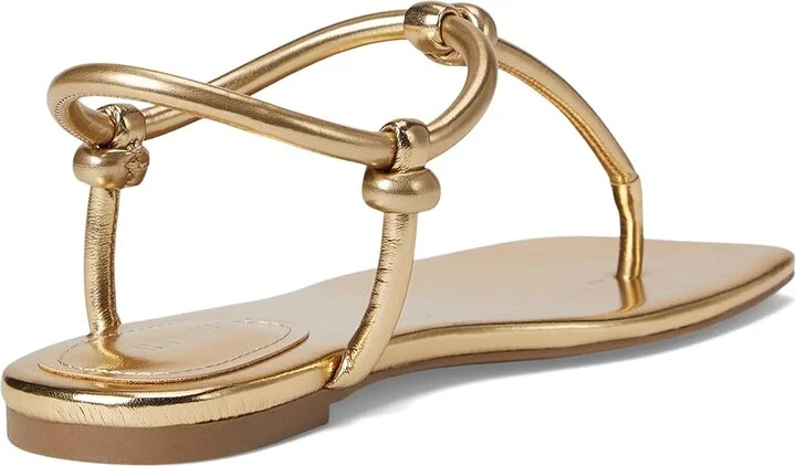 Nine West Nortny Women's Dress Sandals Gold : 9.5 M, Faux Leather - Image 4