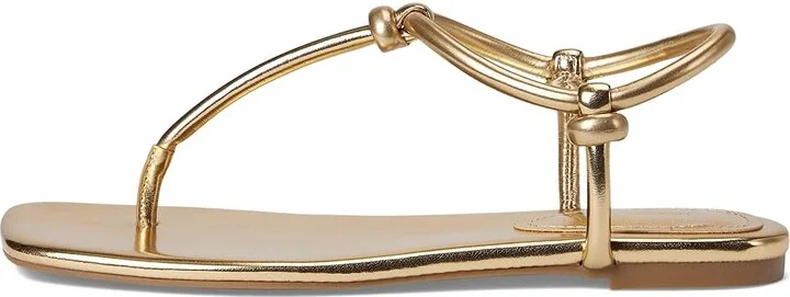 Nine West Nortny Women's Dress Sandals Gold : 9.5 M, Faux Leather - Image 6