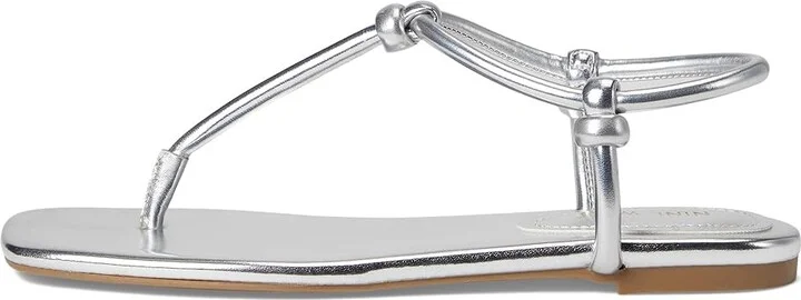 Nine West Nortny Women's Dress Sandals Silver : 6 M, Faux Leather - Image 6