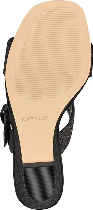 Nine West Novalie Women's Sandals Black : 9.5 M, Rubber/Synthetic - Image 3