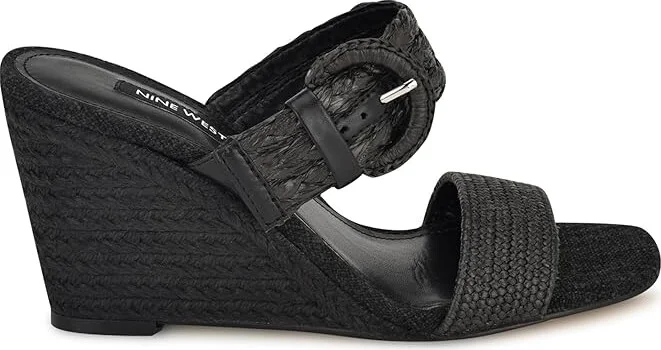 Nine West Novalie Women's Sandals Black : 9.5 M, Rubber/Synthetic - Image 5