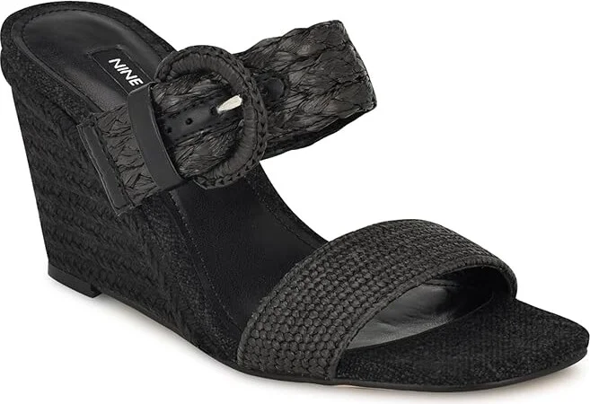 Nine West Novalie Women's Sandals Black : 9.5 M, Rubber/Synthetic - Image 6