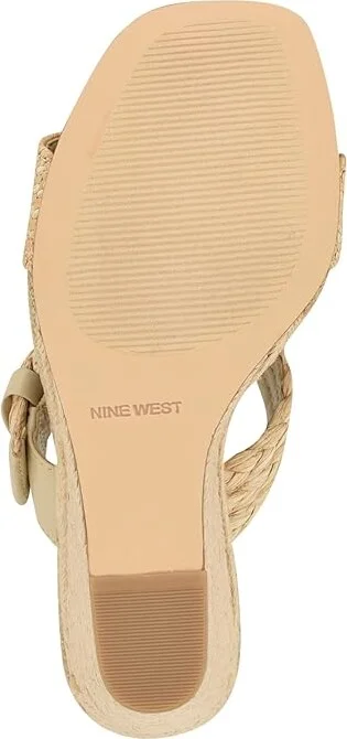 Nine West Novalie Women's Sandals Light Natural : 11 M, Rubber/Synthetic - Image 3