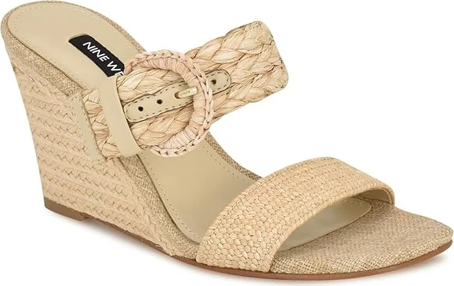 Nine West Novalie Women's Sandals Light Natural : 11 M, Rubber/Synthetic - Image 6