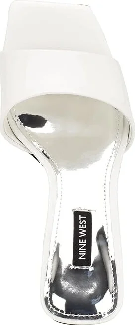 Nine West Oaky 8 Women's Shoes White : 9 M, Synthetic - Image 2