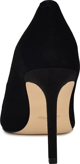 Nine West Oraye High Women's Heels Black Suede : 7 M - Image 4