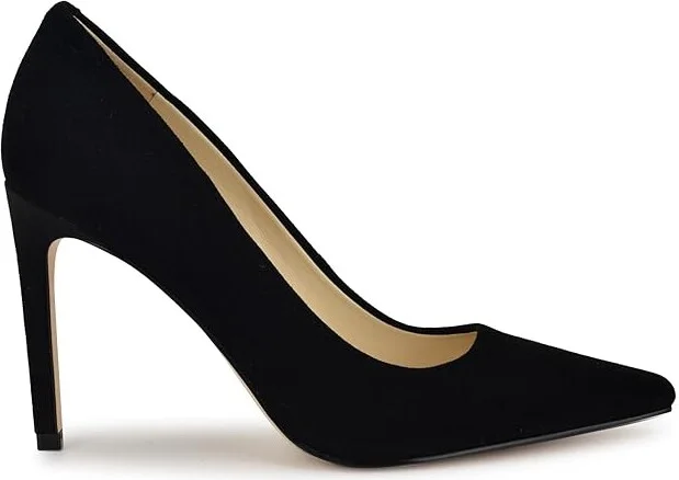 Nine West Oraye High Women's Heels Black Suede : 7 M - Image 6