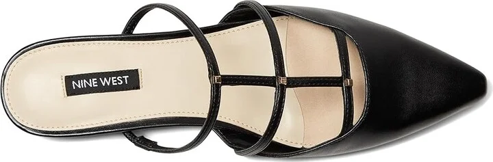 Nine West Paoly Women's Shoes Black : 6 M, Leather/Rubber - Image 2