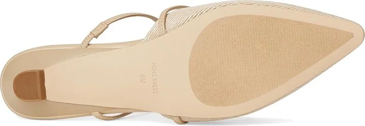 Nine West Paoly Women's Shoes Light Natural : 7.5 M, Leather/Rubber - Image 3