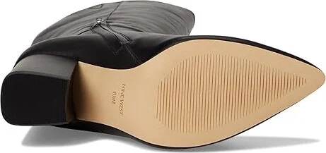 Nine West Peachey Women's Boots Black Leather : 5.5 M - Image 3