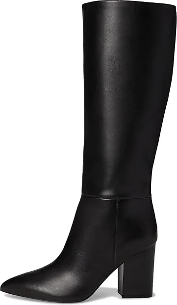 Nine West Peachey Women's Boots Black Leather : 5.5 M - Image 6