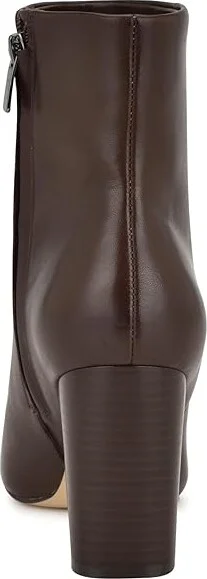 Nine West Plumm Women's Boots Dark Brown Leather : 10 M - Image 4