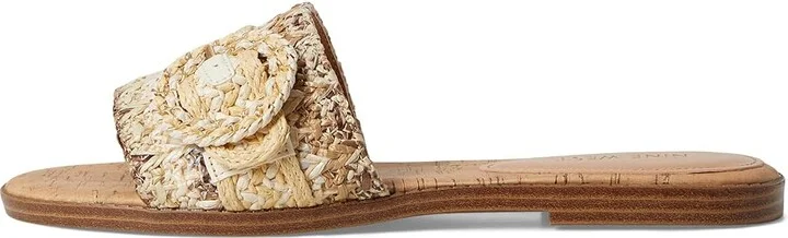 Nine West Poland Women's Dress Sandals Light Natural/Cream : 5.5 M, Synthetic - Image 6