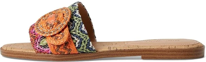 Nine West Poland Women's Dress Sandals Orange/Brown : 7.5 M, Synthetic - Image 6