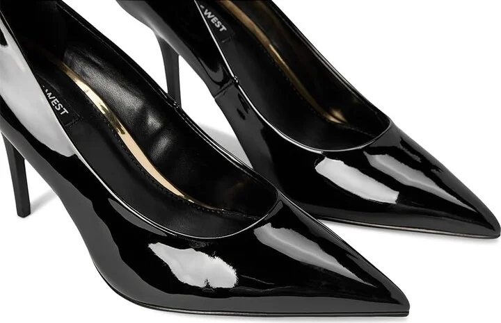 Nine West Princesa Women's Shoes Black Patent : 7.5 M, Synthetic - Image 7
