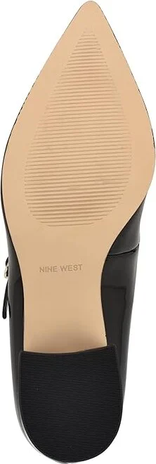 Nine West Prix High Women's Heels Black Patent : 7 M, Leather/Suede - Image 3