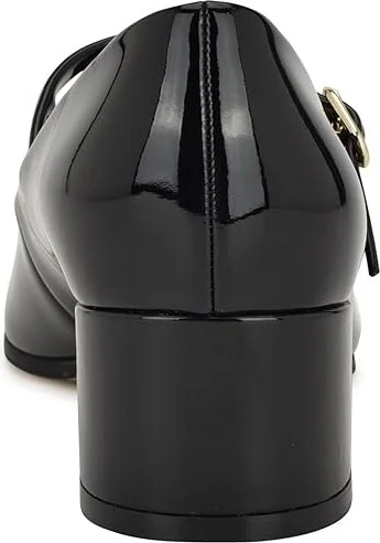 Nine West Prix High Women's Heels Black Patent : 7 M, Leather/Suede - Image 4