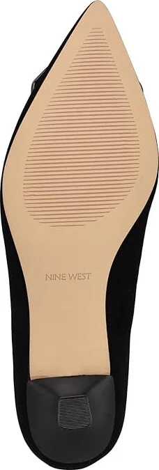 Nine West Propper High Women's Heels Black Suede : 6.5 M, Rubber/Suede - Image 3