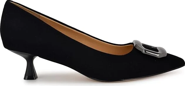 Nine West Propper High Women's Heels Black Suede : 6.5 M, Rubber/Suede - Image 6